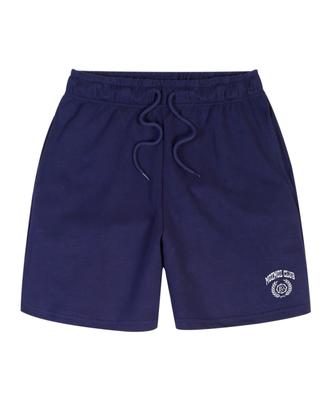 MOZMOZ Laurel Embroidered Training Shorts Navy