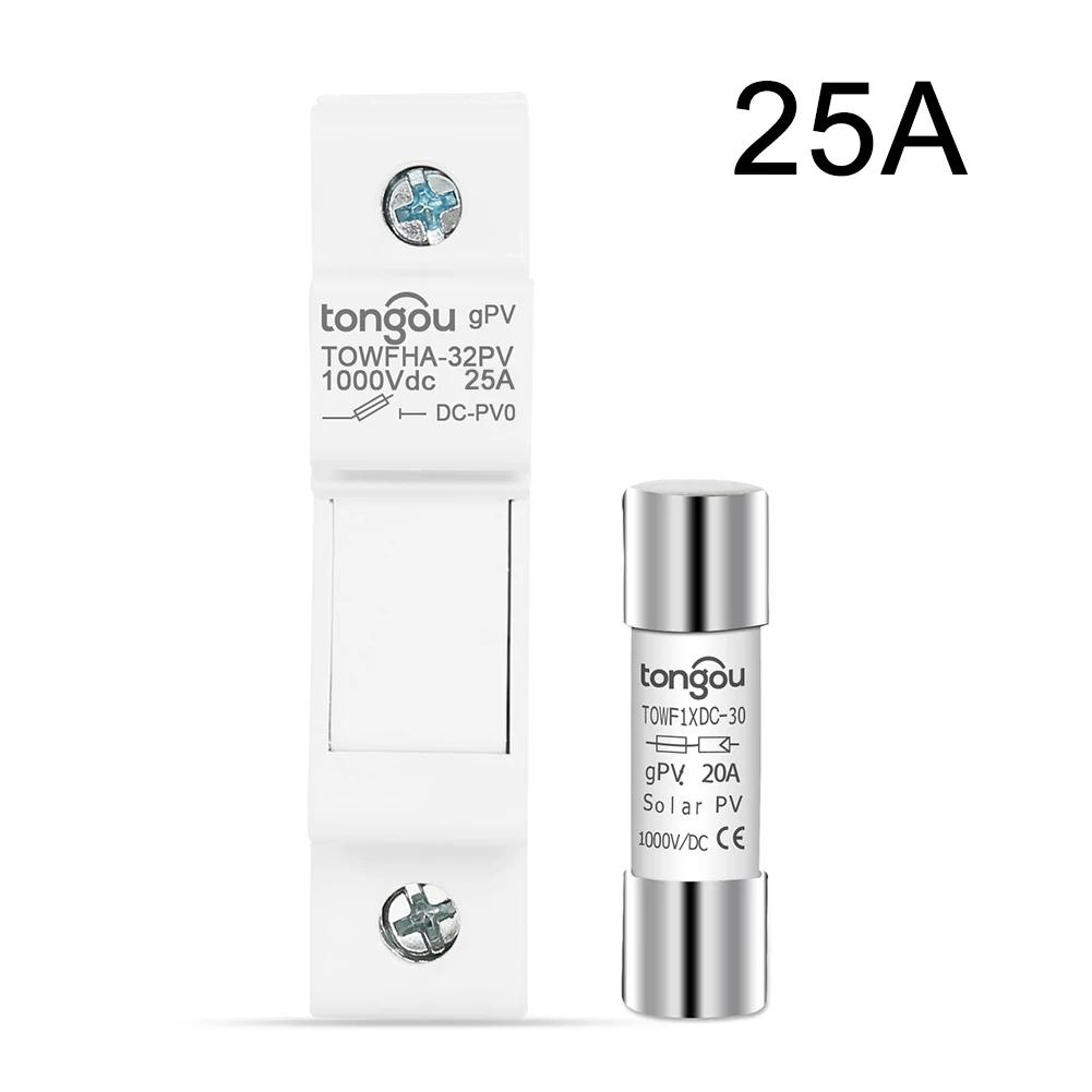 

95*76*21 Mm Fuse Holder 15A PV Fuse 25A PV Fuse 30A PV Fuse High Insulation Features Renewable Energy Projects