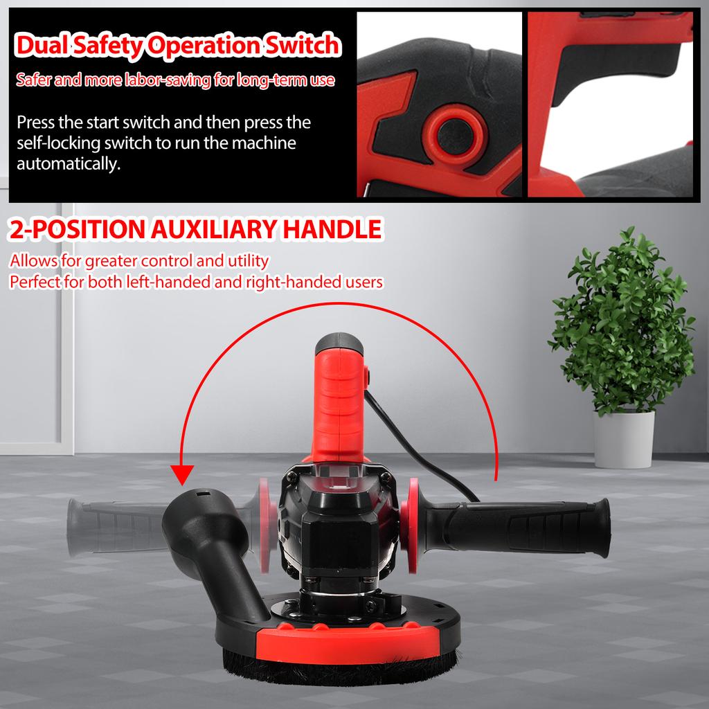 GS8115 Mała przenośna przemysłowa polerka do podłóg i ścian, przenośna szlifierka krawędzi i polerka