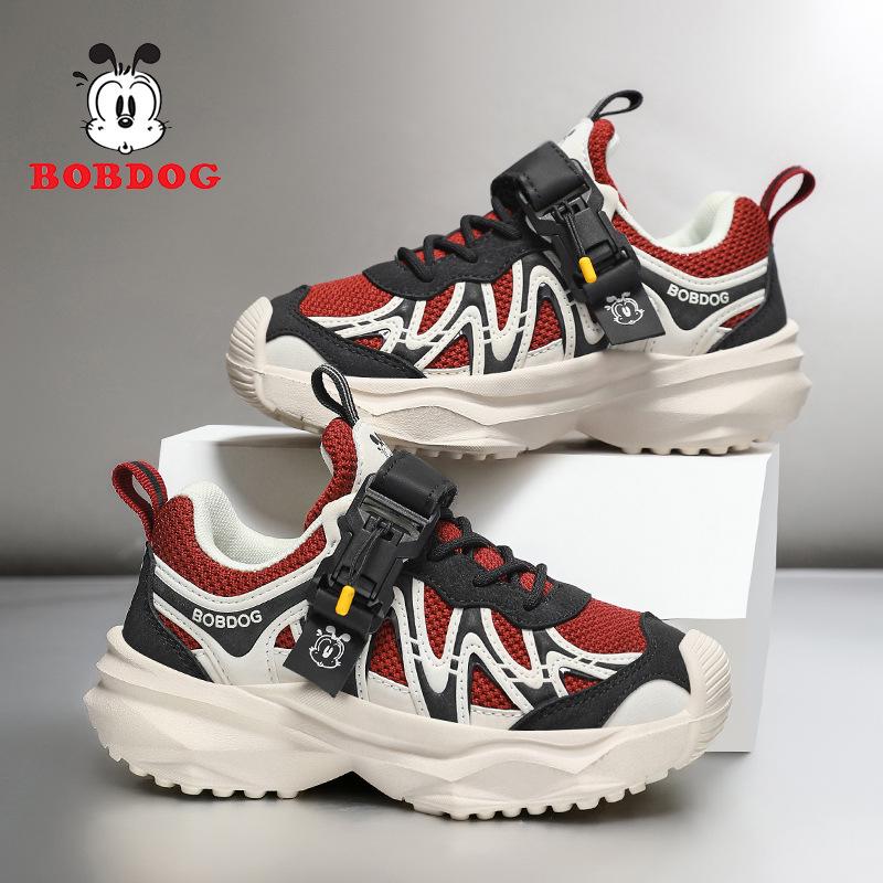 Babudou Boys' Mesh Breathable Sports Shoes - 2026 Spring/Autumn Collection