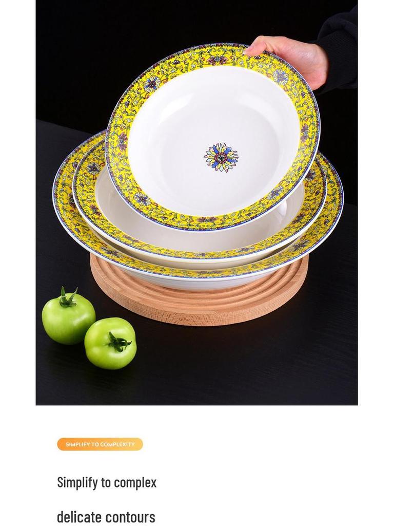 Large Ceramic Bowl for Soup, Noodles, Boiled Fish, Pickled Fish, and Dough Mixing - Mao Xuewang Commercial Use