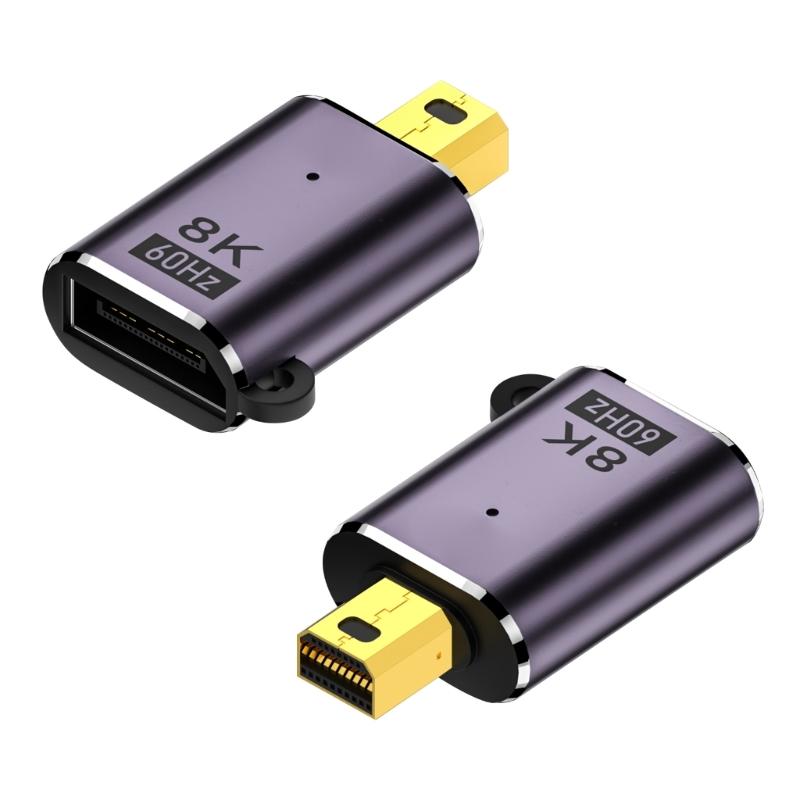Multiple Choice Mini  Adapter Mini  Converters Aluminum Support 8K60Hz,4K120Hz 7680x4320P
