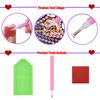 5D DIY Partial Special Shaped Drill Diamond Painting Flower Decoration