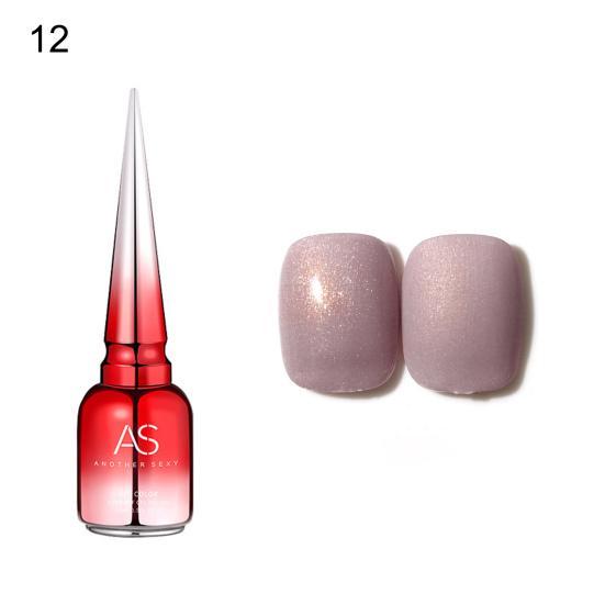 15ml Nail Varnish Beautiful Smooth Brushing Mini Practical Popular Color Beige Glue for Girl