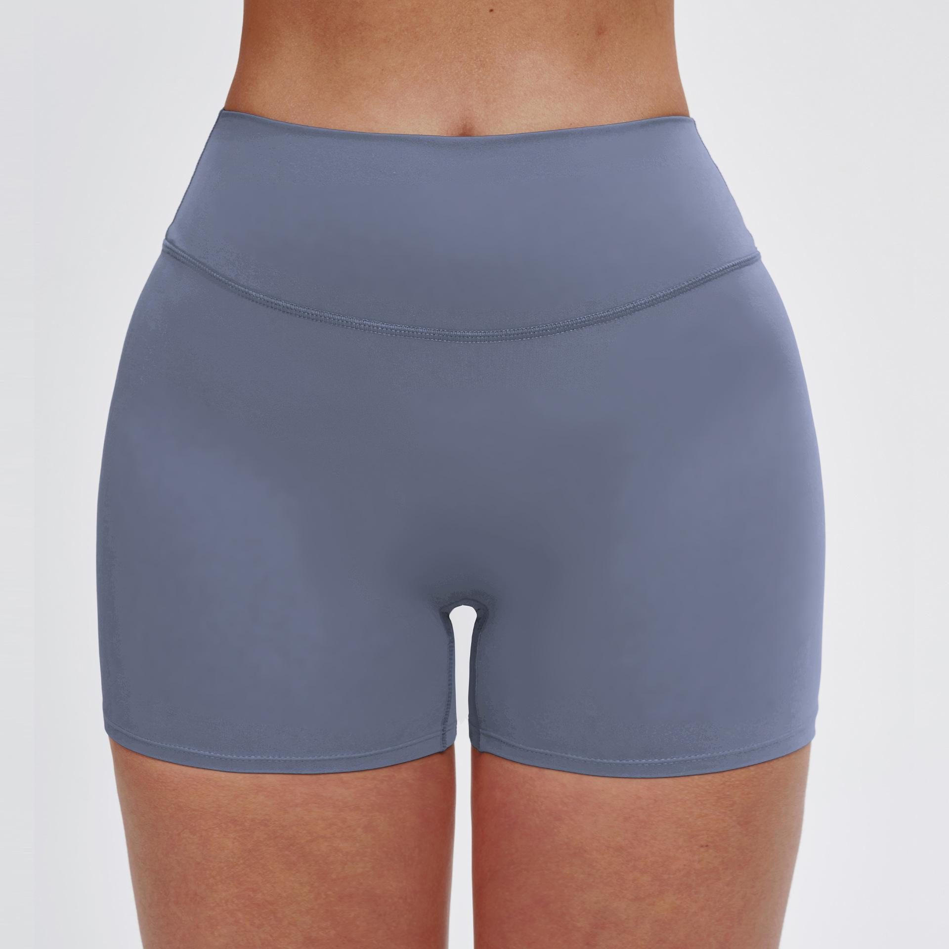 

Summer Tight Yoga Shorts for Women High Waisted Belly Controlling Fitness Pants Butt Lifting Running Sports Shorts Female S