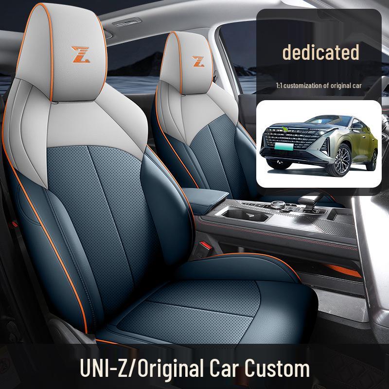 UNIZ Special Full Leather Car Seat Cushion - Universal Fit, Four Seasons, New Model