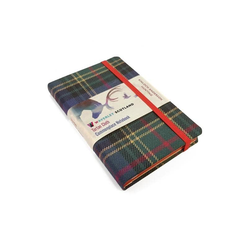 Hunting Tartan: Pocket: 14 x 9cm: Waverley Genuine Tartan Cloth Commonplace Notebook (Waverley Scotland Tartan Cloth Notebooks)