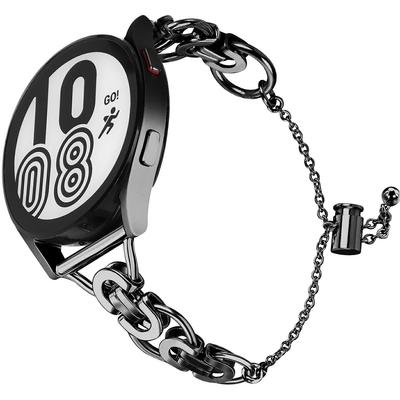 For Samsung Galaxy Watch7 44mm/40mm Smart Watch Band Single Chain Style Metal Bracelet
