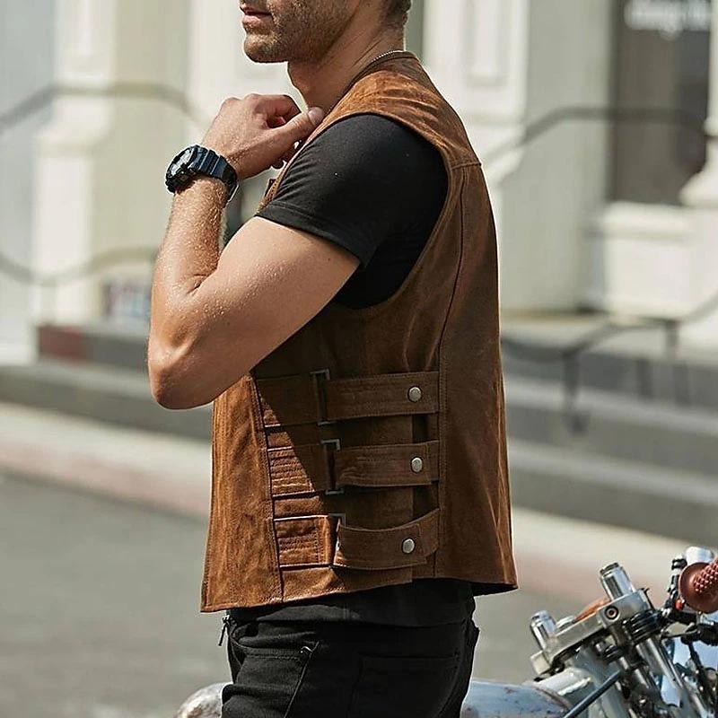 Spring And Autumn New Korean Fashion Trend New Single Breasted Jacket Vest For Men