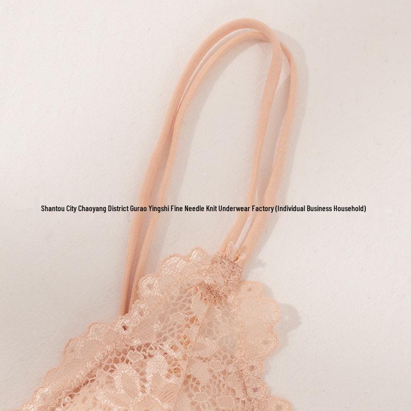 European & American Hot-selling Anti-sagging French Lace Double Strap Sexy Bra