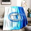 Hertha Berliner Sport Club Thema Personalisierte Outdoor Flanelldecken Weich Und Geeignet Für Alle Jahreszeiten Perfekt Für Sofas Betten Und Camping