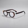 Fashion Retro Handmade Acetate Glasses Frame Women Optical Prescription Custom Eyeglass Classic Round Men Myopia Reading Eyewear