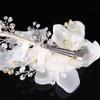 Handmade Crystal Flower Bridal Headpiece - Wedding Hair Accessory for Brides