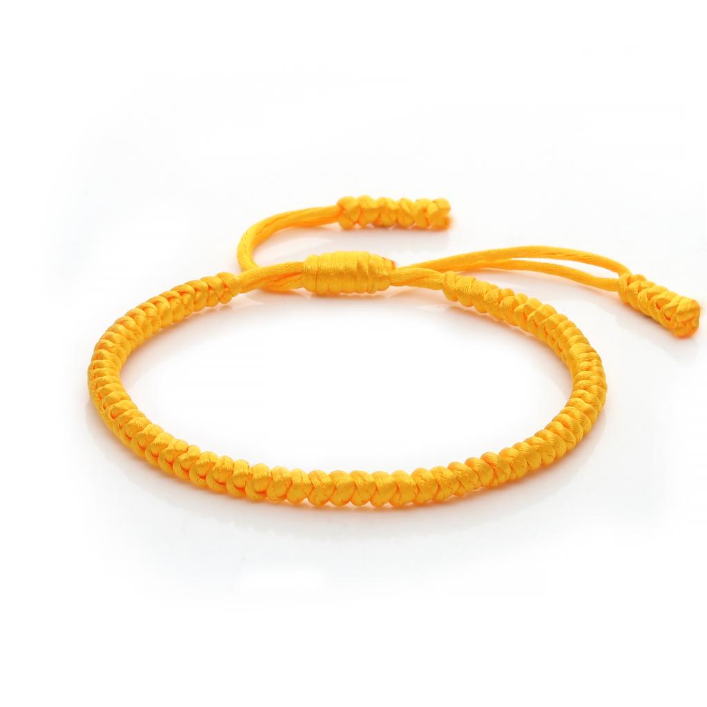 Multicolor Rope Lucky knots Bracelets Women Men Charm Woven Handmade Bangles Braided Adjustable Size Buddhism Jewelry Pulseras