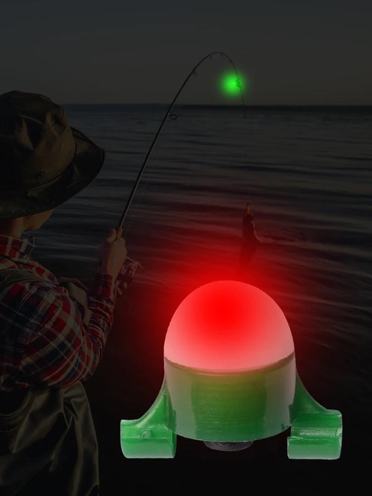 10-1pcs LED Fishing Alarm Rod Tip Sensors Light Carp Night Fishing Bite Alarm Accessories Outdoor Portable Easy Fishing Carrying