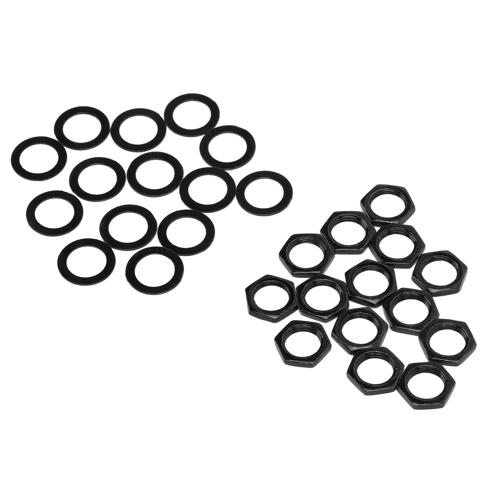 

Набор гаек и шайб для инструментов, крепеж для электрогитары, бас-гитары, внутренняя резьба M9, золото