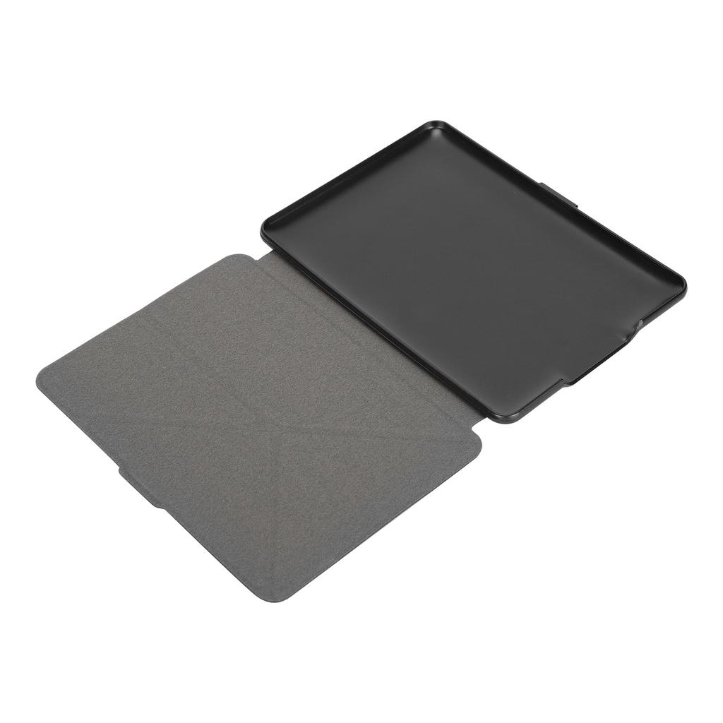 Protective Case Deformed Cross Pattern EBook Reader PU Leather Cover for Kindle Paperwhite1 2 3(Black )