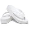 Crocs Baya Platform Flip Comfortable Cut-out Non-Slip Flip Women's White