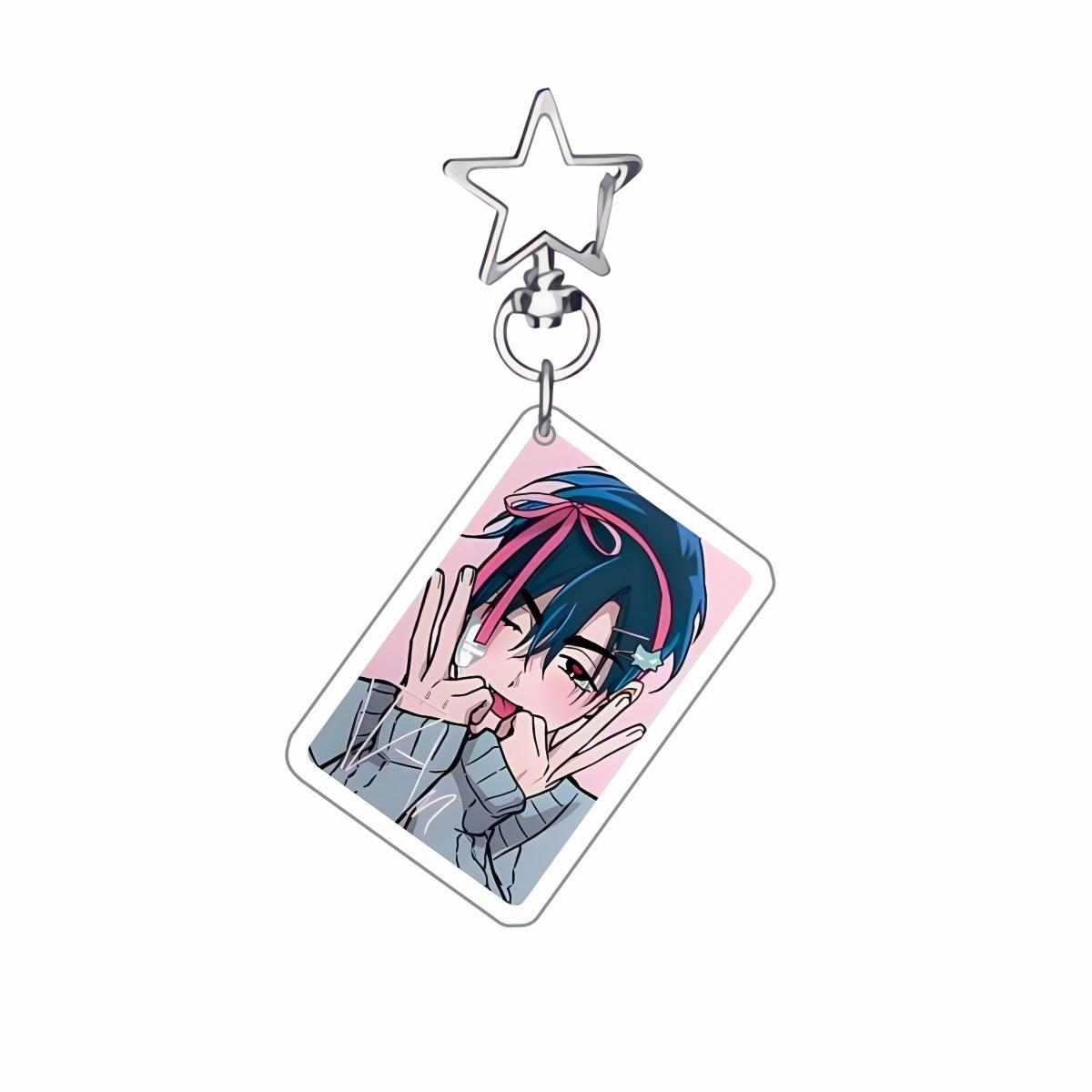 

Animation ALIEN STAGE Key Rings Pendant Car Key Chain Acrylic Stand MIZI SUA TILL IVAN HYUNA LUKA Fans Presents costume play Accessories