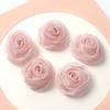 3/5Pcs Chiffon Artificial Flowers Heads 5CM Fake Flower for Home Decor Wedding Decoration Bridal Clothing Crafts Gifts Accessory
