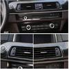 For BMW 5 Series 2011-2017 ABS Carbon Fiber Middle Console Air Outlet Vent Cover