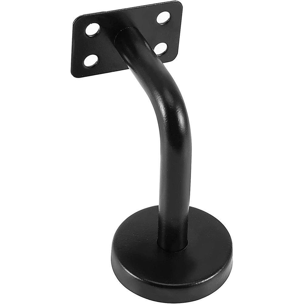 Coordinated Black Stair Handrail Wall Bracket Bannister Support Rail Balustrade