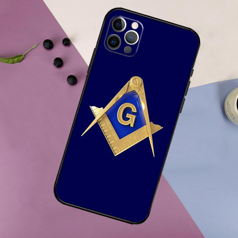 

Freemasonry Logo Symbol Phone Case For iPhone 16 15 14 13 12 11 17 Pro Max 13 mini 16 Plus 16e 17 Air Bumper Cover iPhone 15Pro MAX