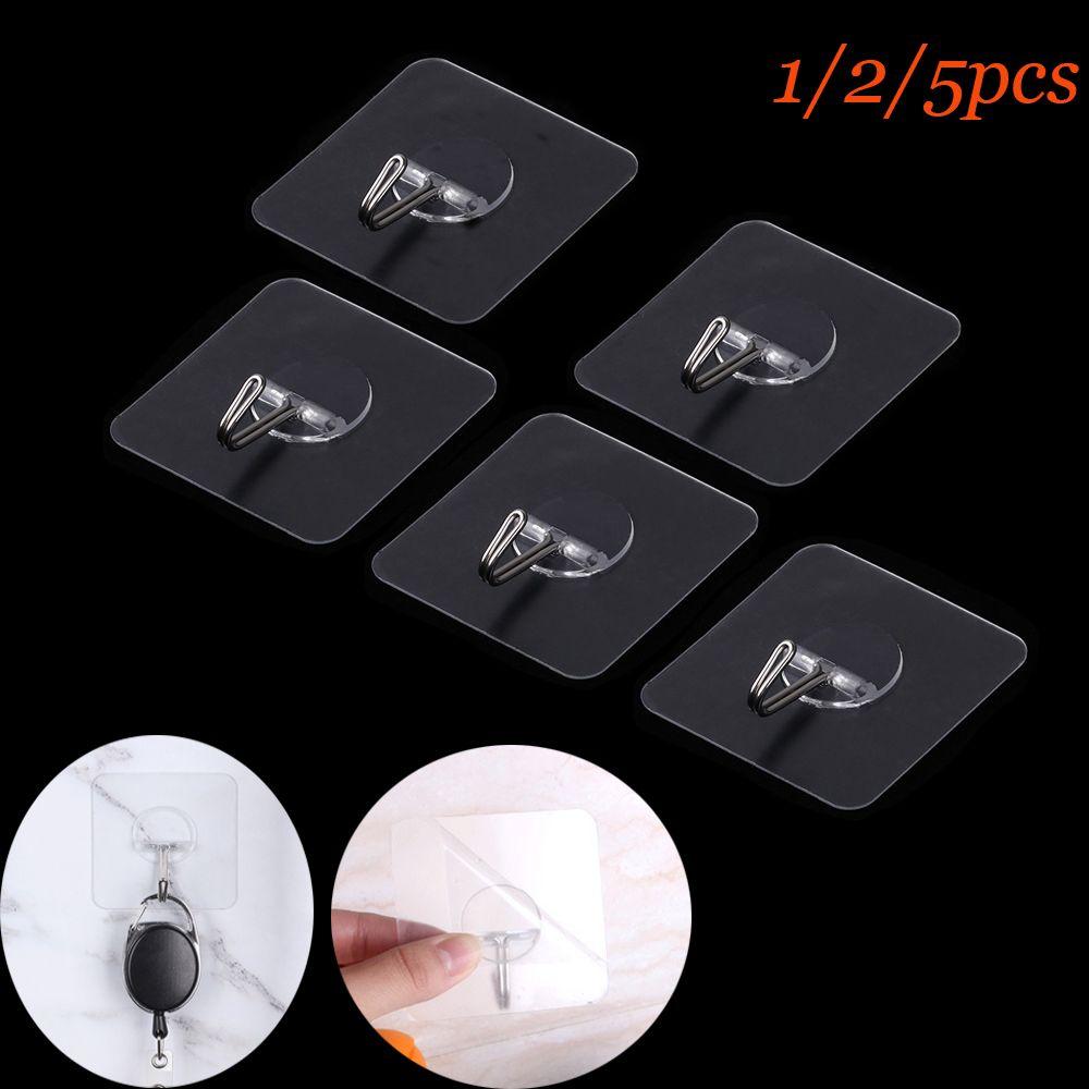 Transparent Seamless Adhesive Hook Storage Hanger Wall Rack Traceless Hooks Transparent Seamless Adhesive Hook Storage Hanger Wall Rack Traceless Hooks