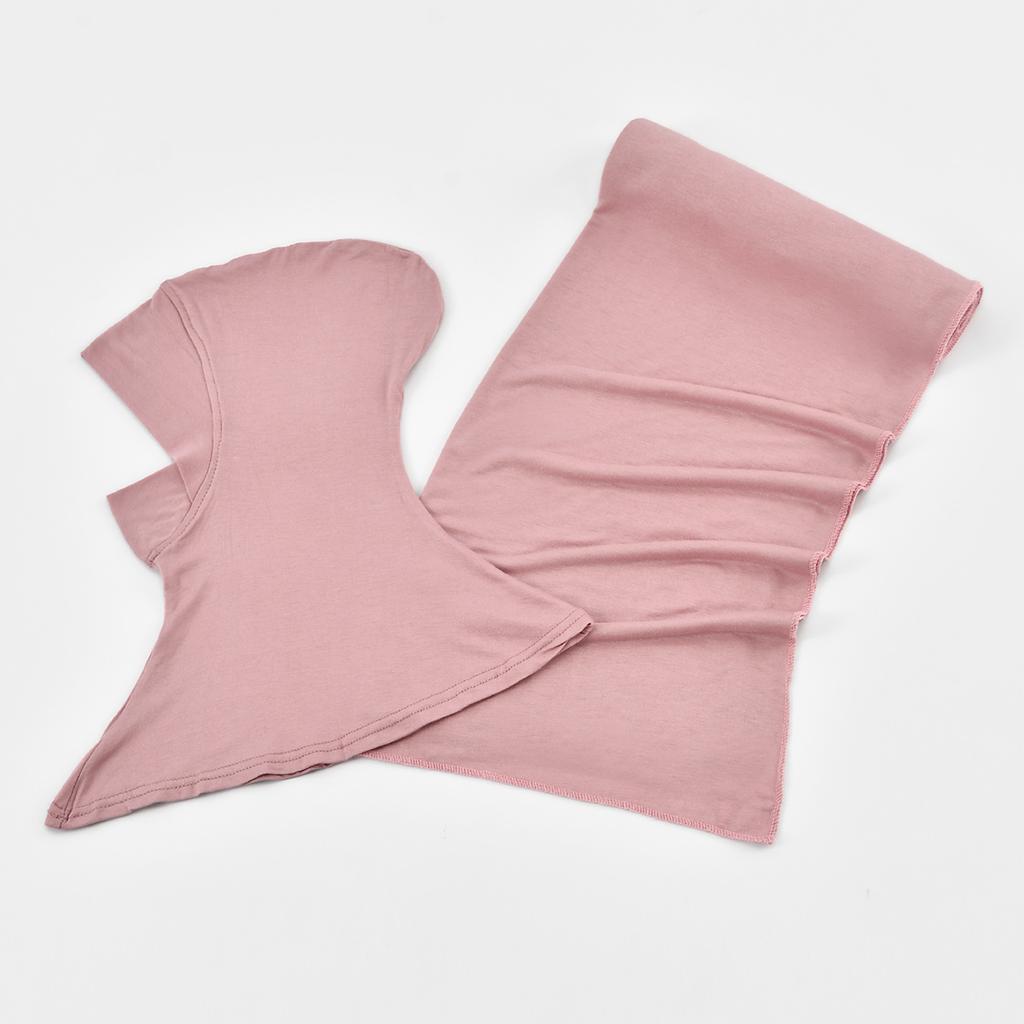 2Pcs Solid Modal Hijab With Full Cover Cap Undercap For Muslim Woman Hijabs Ramadan Headscarf Islam Turban Femme Bandana Set