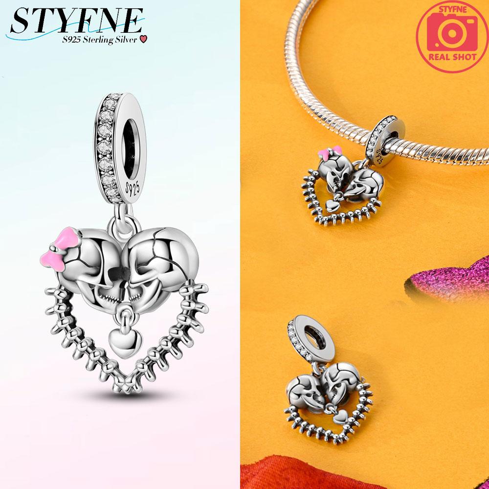 Exquisite Skull Man Castle Blood Night Butterfly Fantasy Pendant Copper Charms Fit Original Bracelet Women Diy Jewelry Gift