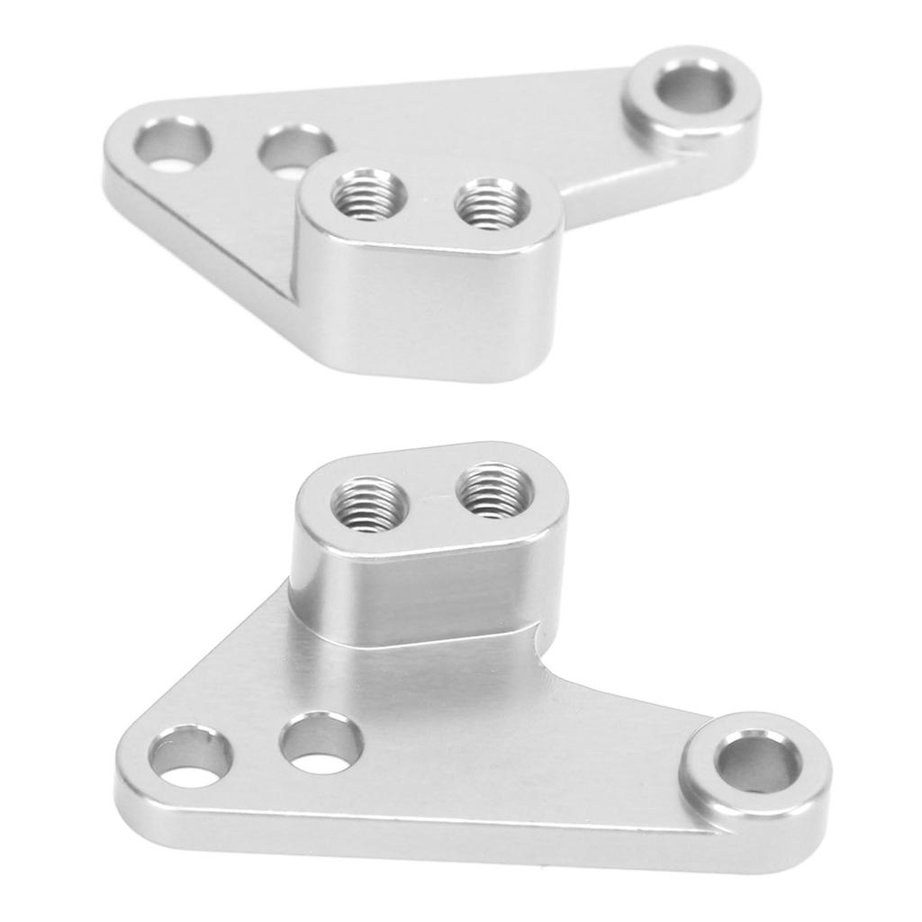 1 Pair RC Shock Towers Mount Racing Front Rear Bracket Shock Towers Mount for Traxxas 110 Silver