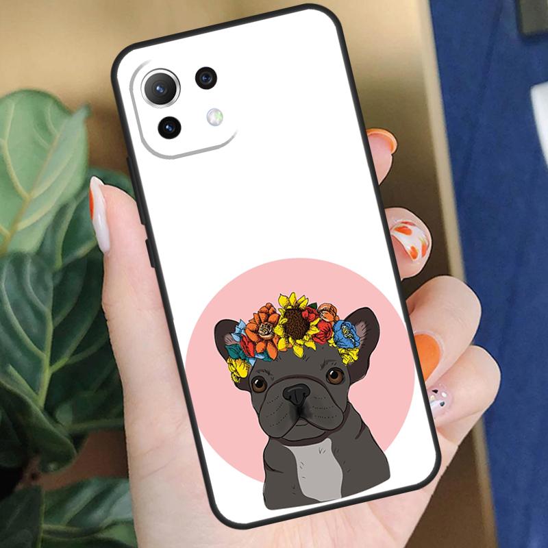French Bulldog Case For Xiaomi 15 14 Ultra 13T 14T 15T Pro 17 Pro Max POCO X7 X5 X6 F5 F6 F7 F8 Pro Coque