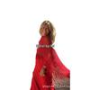 2025 Spring/Summer Batwing Sleeve Tassel Knit Sweater Cape for Women