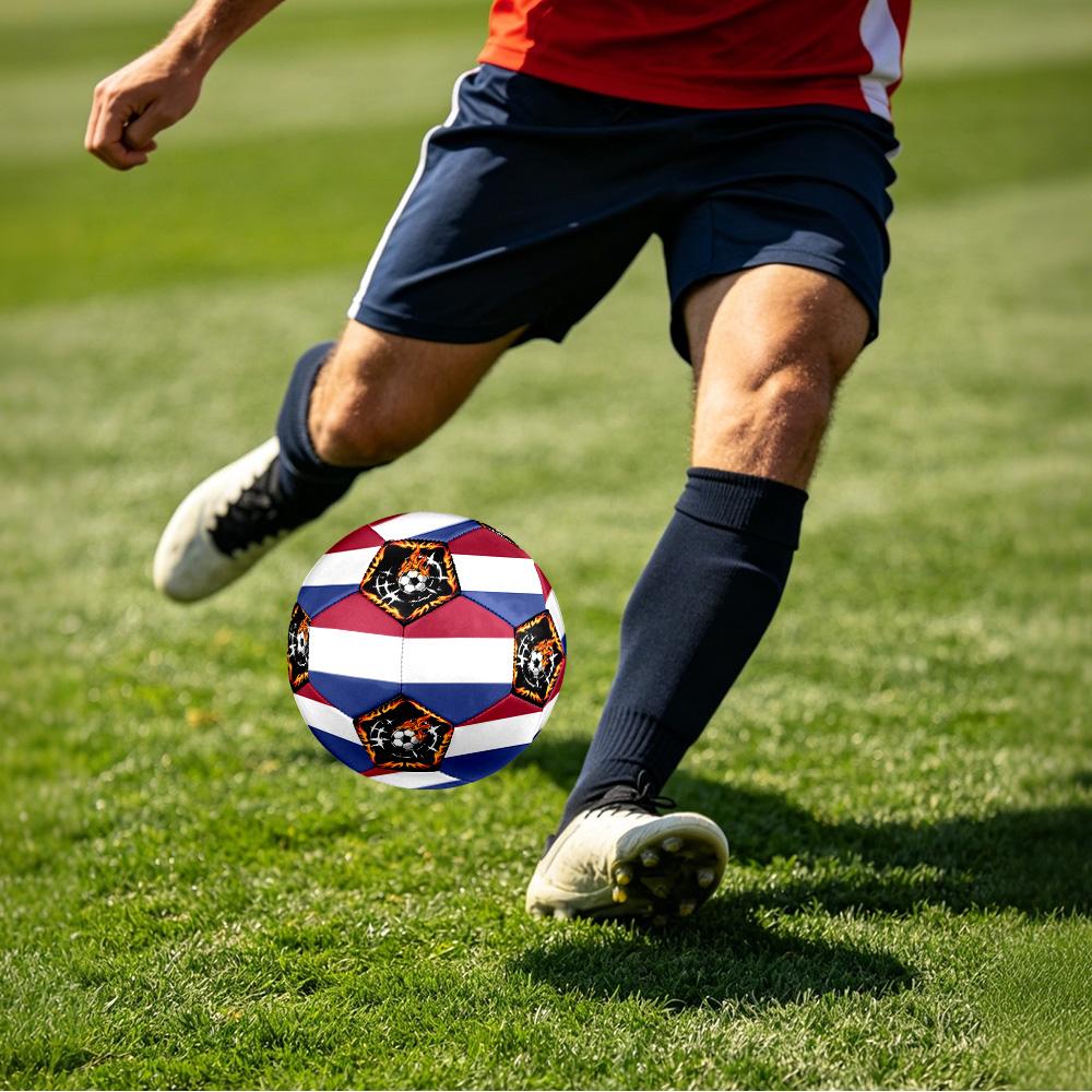 1pc Netherlands Sports Theme Size 5 Soccer Ball Professional Match Training Football Indoor &Outdoor Sports Ball Lightweight Durable c6642
