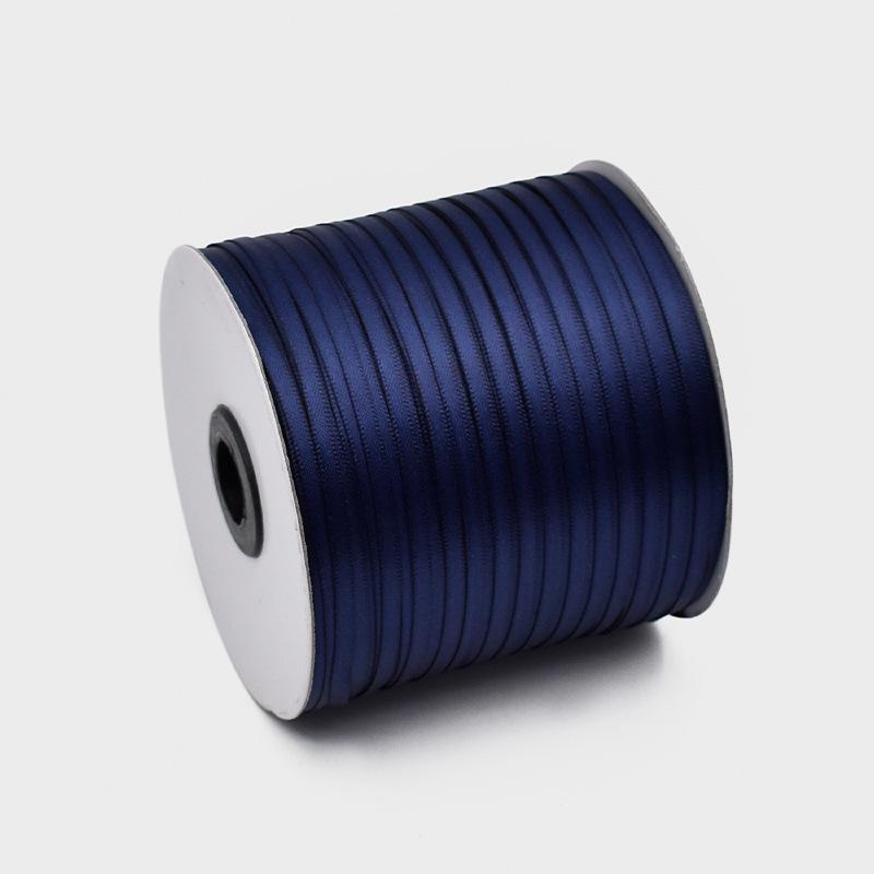 0.3cm Encrypted Polyester Satin Ribbon for Clothing and DIY Accessories