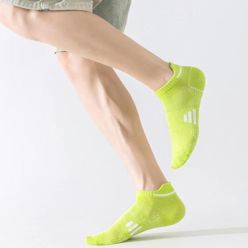 5/10 Pairs Men's Sports Cotton Socks Low Waist Ankle Socks Sweat-absorbent Breathable Socks Lot