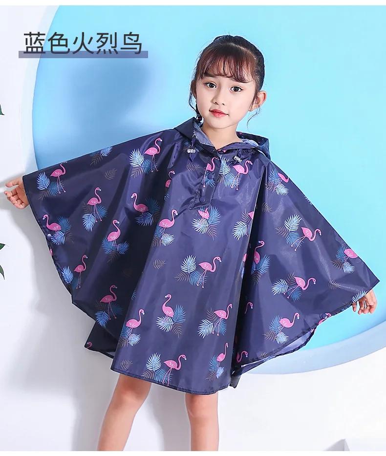 Vineri fierbinți pentru copii, haine de ploaie din poliester, drăguț pentru copii, în aer liber, salopete impermeabile, poncho, pălărie mare, îmbrăcăminte de ploaie pentru studenți