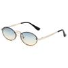 Popular Fashion Sunglasses for Women Men Shades Oval Sun Glasses for Female Male Summer Traveling UV400 Rimless Sunglass Eyewear