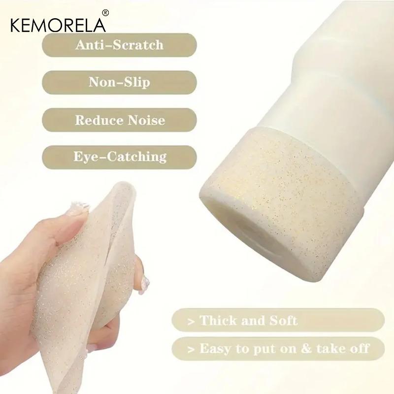 6PCS Accessories Set for Stanley Cup 30oz/40oz Including Glitter Silicone Boot Diamond Butterfly Charm Chain Bow Silicone Straw