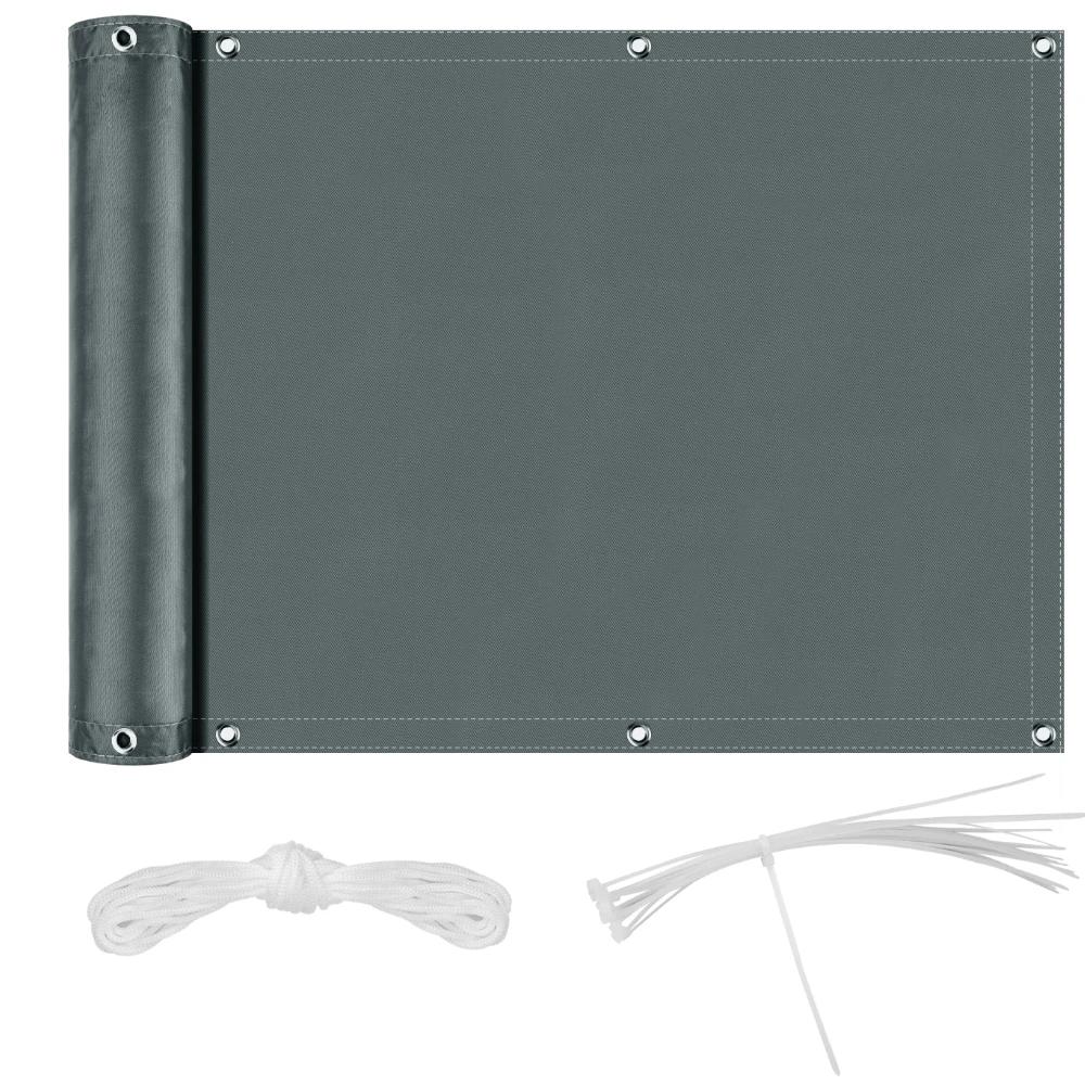 Balcony Privacy Screen Waterproof Patio Fence Cover Garden Sunshade Sail Shelter UV Protection Outdoor Deck Porch Cover Cloth