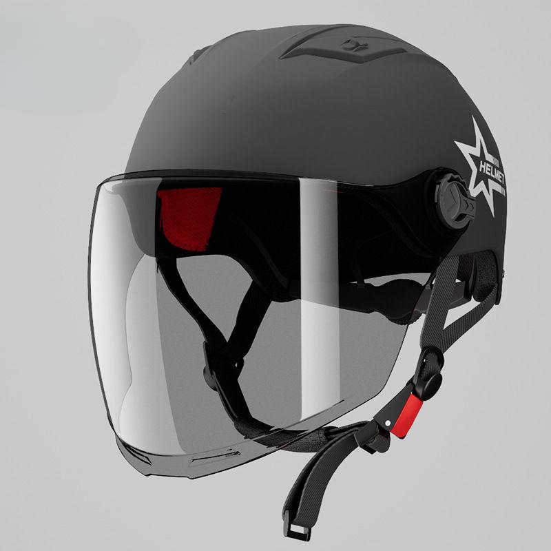 New National Standard Electric Vehicles, Motorcycle Battery Car Helmets, Summer Buckles, Men and Women, All Seasons, Sun Protection, Universal