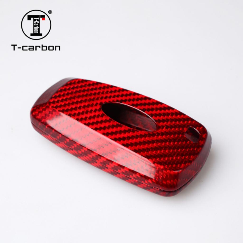 Car Key Case Cover For Ford Fusion Mondeo Mustang Edge Expedition Explorer Carbon Fiber Auto Key Case Accessories