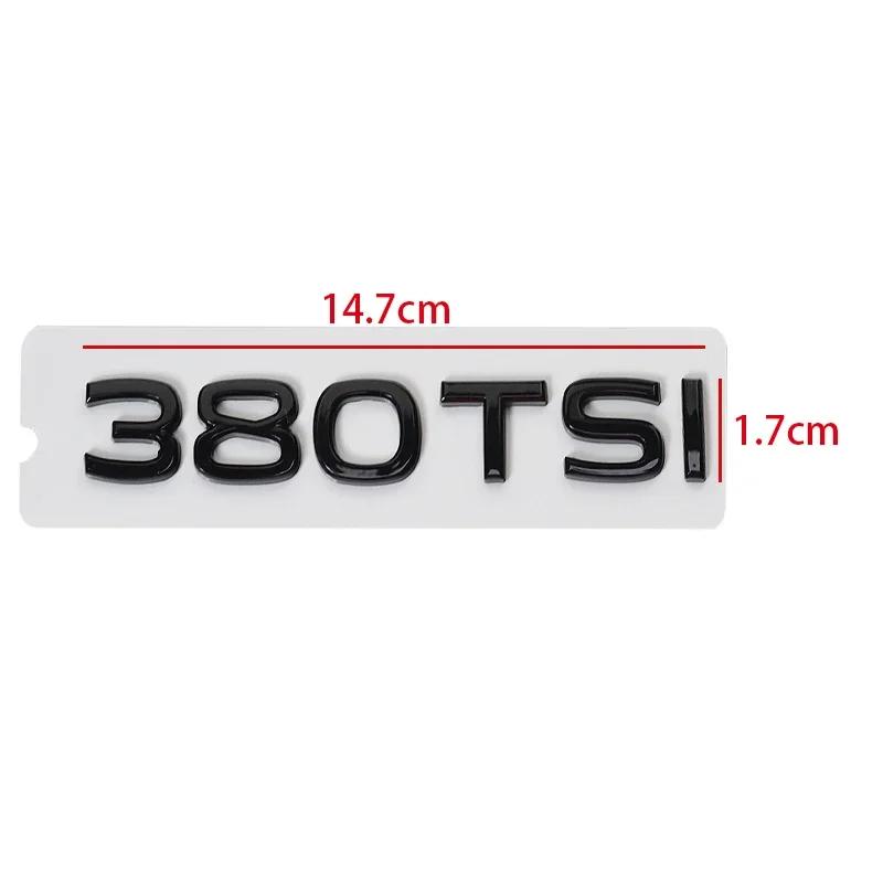 AABIO1 ABS Auto Body Side Sticker Kofferbak Emblem voor Volkswagen 280TSI 380TSI POLO CC Golf GTI Passat Jetta Kever Tiguan Scirocco