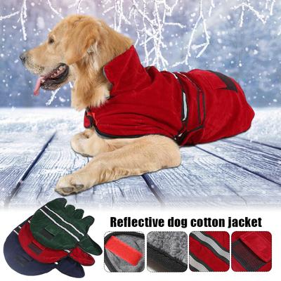 Winter Dog Jacket For Small Medium Large Dogs Waterproof Warm Pet Coat Safety Reflective Dog Outfit Golden Retriever Labrador