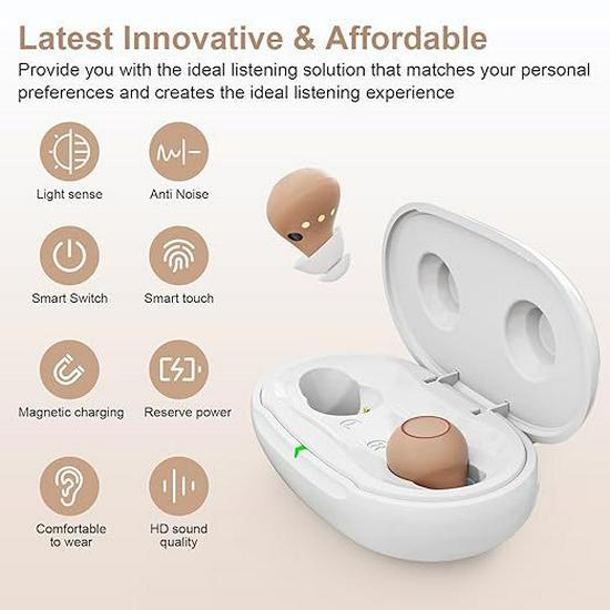New DSP Rechargeable In-Ear TWS Headphones with Anti-Feedback (English Version)