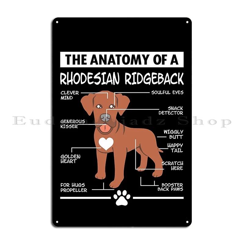 Anatomy Of A Golden Retriever Goldie Labrador Anatomy of Vizsla Dog Metal Plaque Retro Bar Wall Decor Create Tin Sign Poster