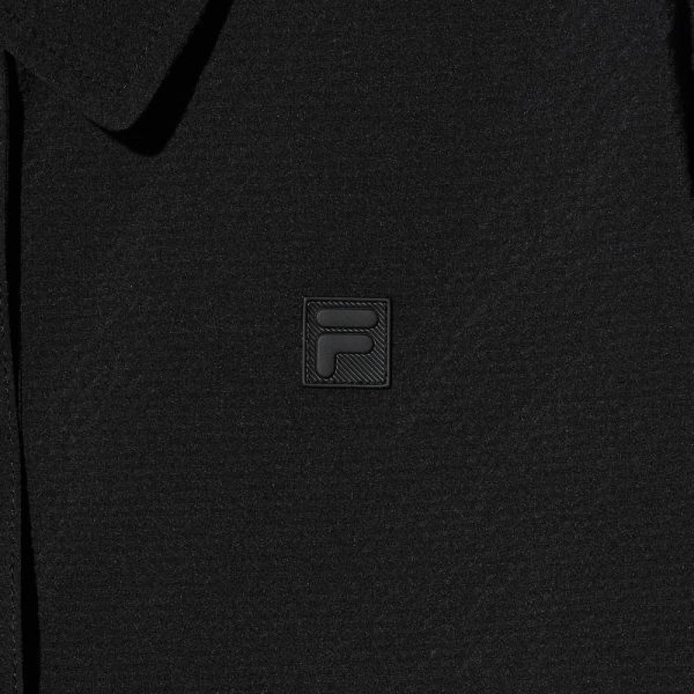 Fila Women S SeerSucker Short Sleeve Collared Shacket