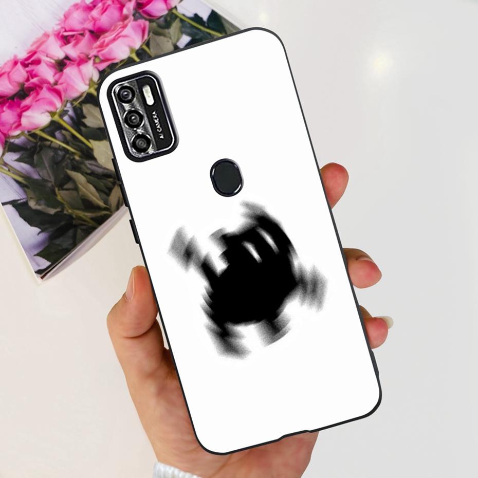 Lovely Case For ZTE Blade A7s 2020 / Optus X Pro / Telstra Evoke Plus 2 Black Silicon Soft Cases Cover For Zte A7s (2020) A7020