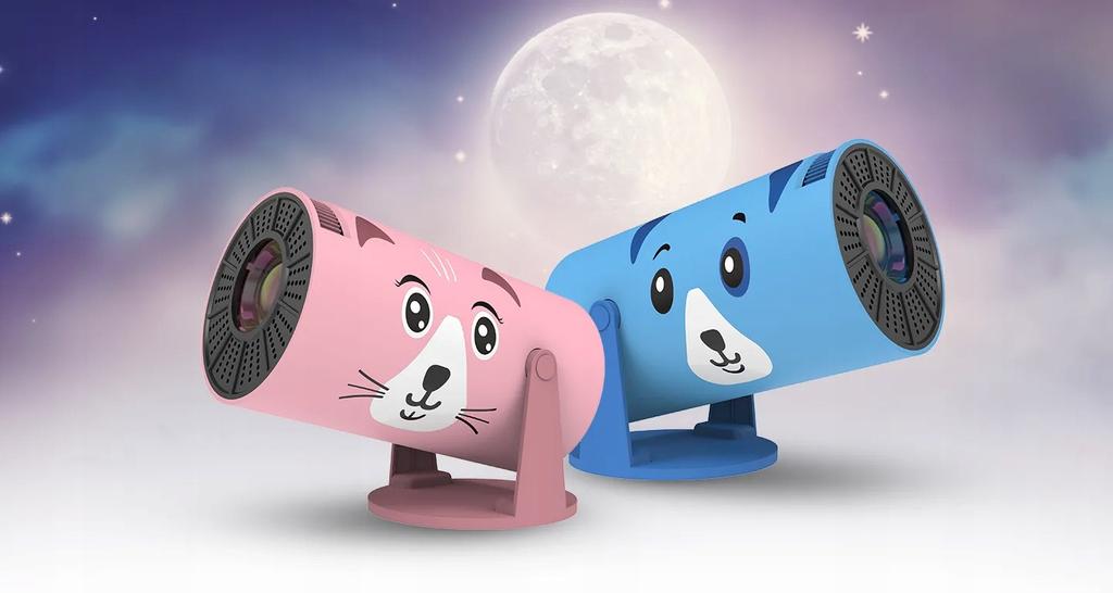 Kiano Kid Projector Pink Kitty HD Portable Projector