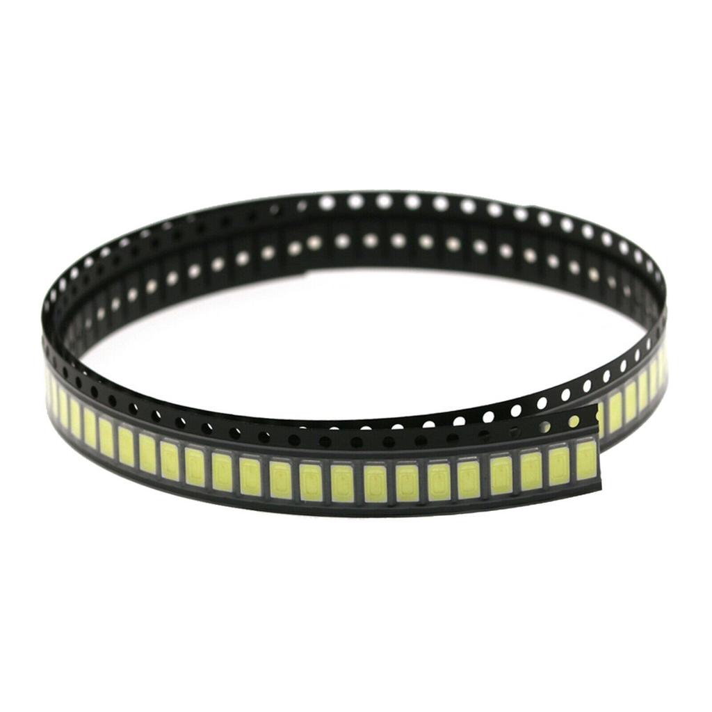 100 Stück 5630/5730 Einzelchip für SMD SMT LED 0,5W Weiß 5000-6500k
